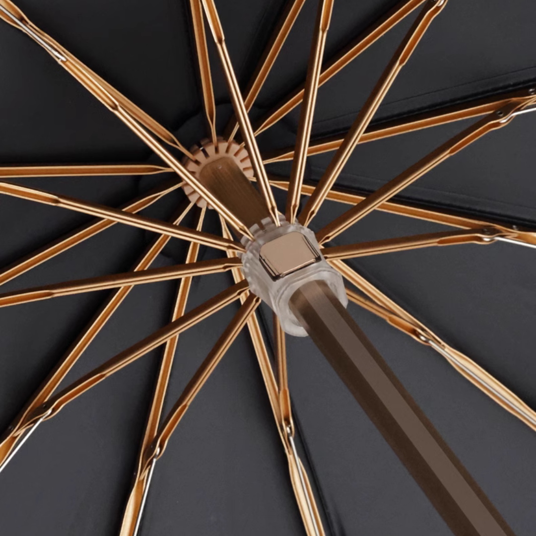 趣ある色彩シリーズ(全8色)3段折りたたみ傘(晴雨兼用傘)12本骨