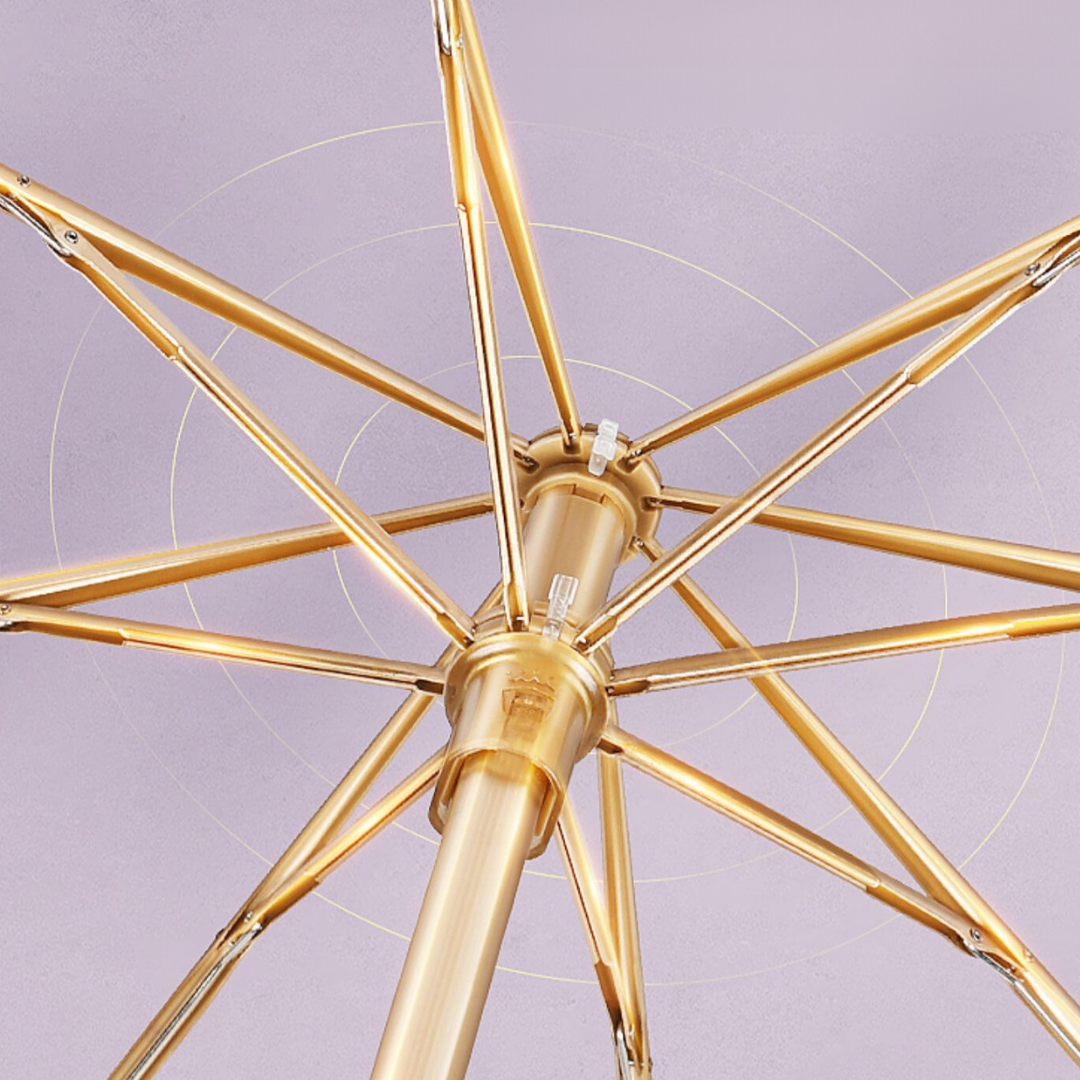 紫陽花の3段折りたたみ傘(晴雨兼用傘)8本骨/16本骨 二枚生地