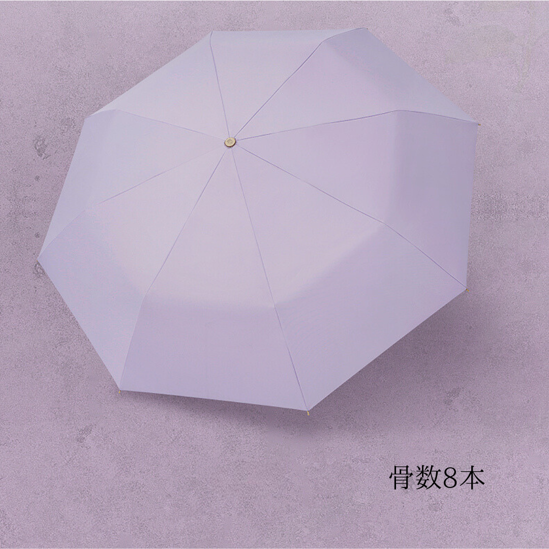 紫陽花の3段折りたたみ傘(晴雨兼用傘)8本骨/16本骨 二枚生地