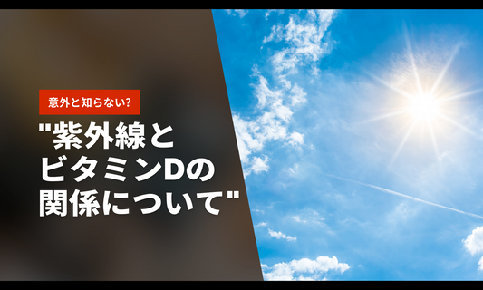 紫外線とビタミンDの関係について