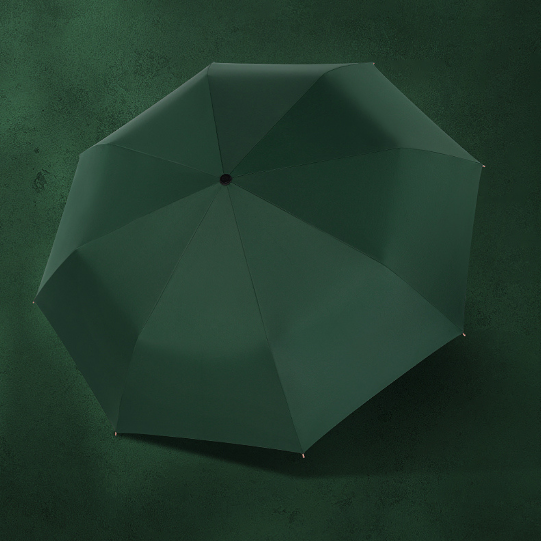 ”ゴッホの薔薇園” 3段折りたたみ傘（晴雨兼用傘）８本骨 二枚生地