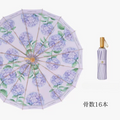 紫陽花 晴雨兼用折りたたみ傘 UPF50+