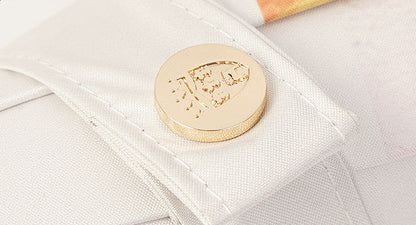 ヒューゴ・ダルノート”城の入り口のライラックの茂み”３段折りたたみ晴雨兼用傘 8本骨