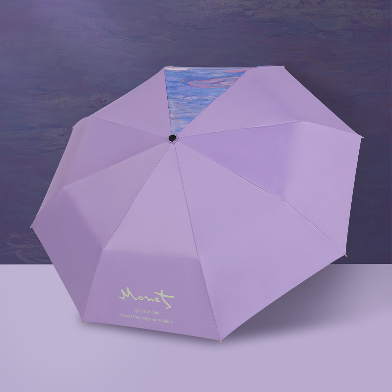 折り畳み傘 紫 - 傘